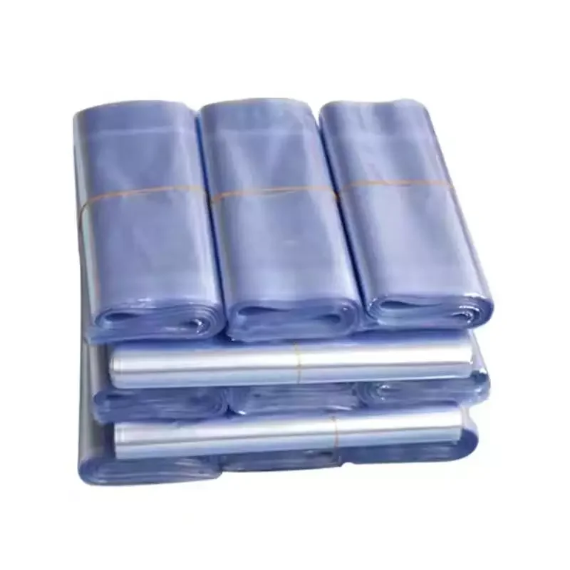

100Pcs PVC Heat Shrink Wrap Bags Transparent Dustproof Anti-oxidation Hot Sealing Film Home Storage Bags for Soap Shoes Bags