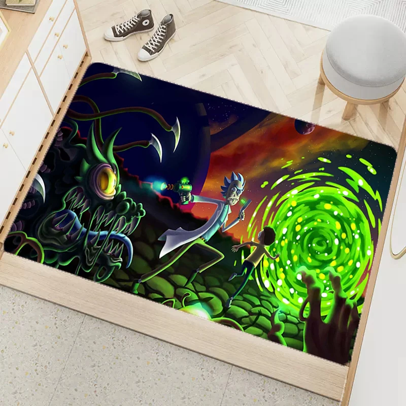 

Rick Diatom Ooze Bathroom Floor Mats Foot Mat Dish Mat Drying Rug Carpet Living Room Home Decoration Kitchen Bath Door Prayer