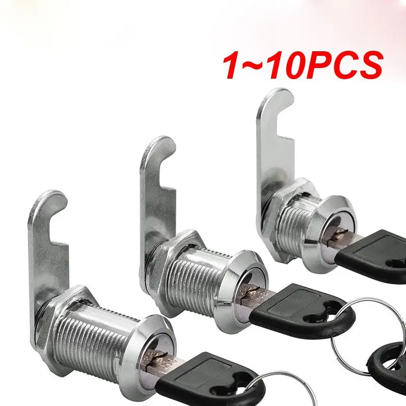 Цилиндрические замки 1-10 шт. замок для дверей шкафов почтовых ящиков с 2 ключами