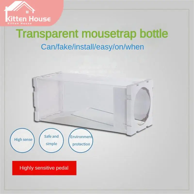 

Transparent Mousetrap Foldable Visual Mousetrap Convenient And Quick Rat Cage Pest Control Live Mouse Trap