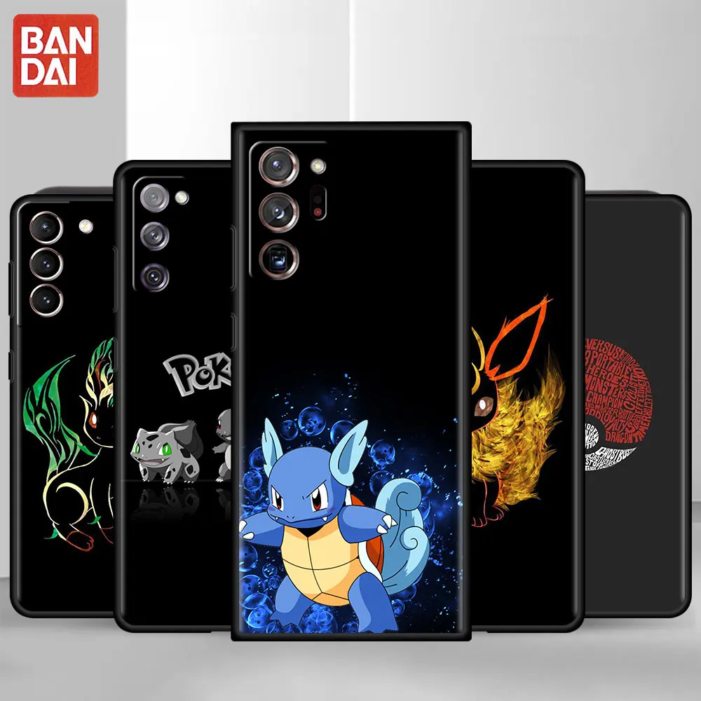 

Shockproof Case For Samsung Galaxy S20 FE S21 Ultra S10 S10e S9 S8 Plus S7 S22 S22Plus Fundas Soft Phone Cover Anime Pokemon