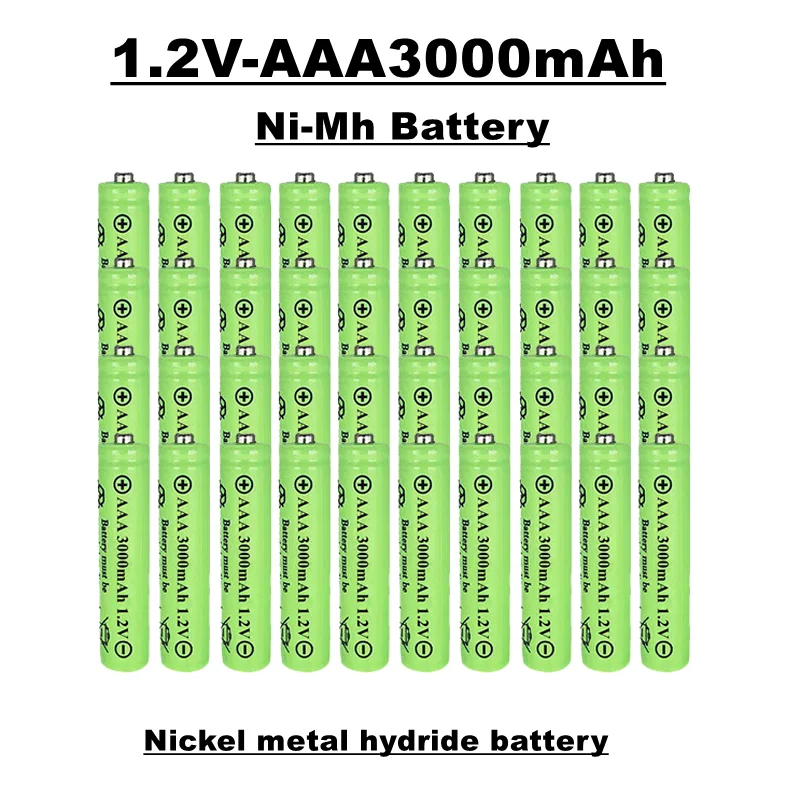 

Lupuk-1.2V никель-металлогидридная аккумуляторная батарея, модель AAA, 3000 мАч, подходит для пультов дистанционного управления, игрушек, часов, радиостанций и т. д.