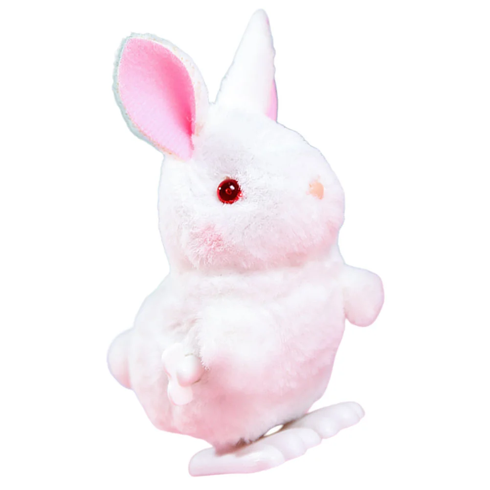 

Wind-up Toy Bunny Toys Kids Plush Windup Toys Gift Classroom Prizes Funny Wind Toy Plastic Wind Jumping Toy Child