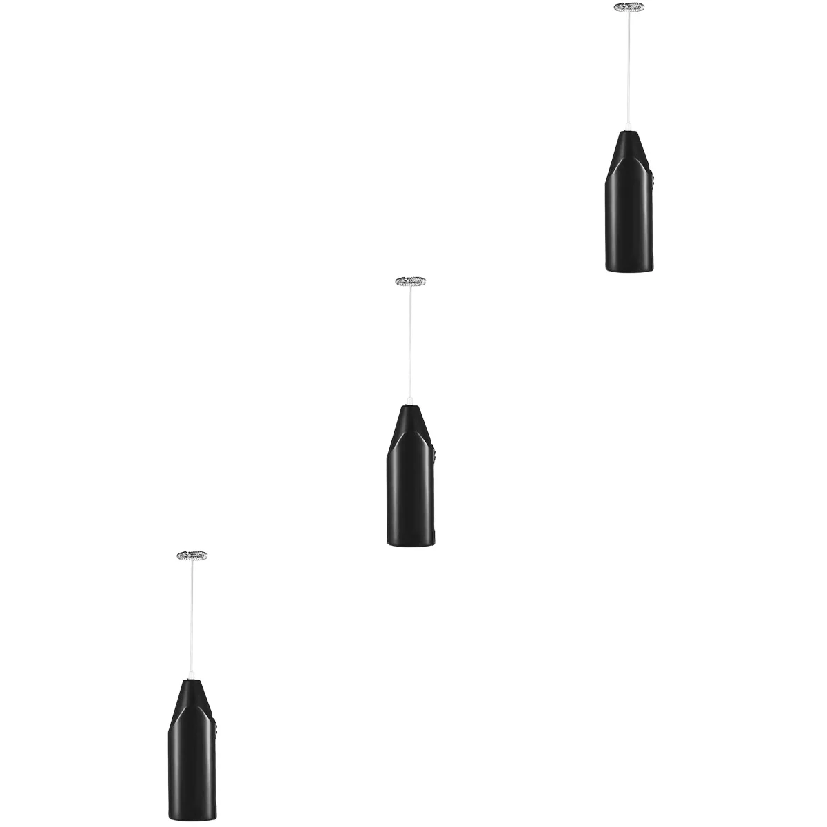 

3x Operated Frother Electric Egg Whisk Egg Whisk Hand Push Whisk Egg Blender Coffee Mixer Egg Stirrer