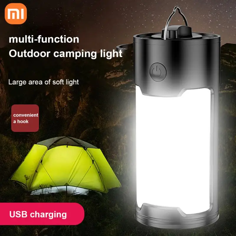 

Xiaomi 18650 Lantern Newest Camping Light Solar Outdoor USB Charging Tent Lamp Portable Night Emergency Bulb Flashlight