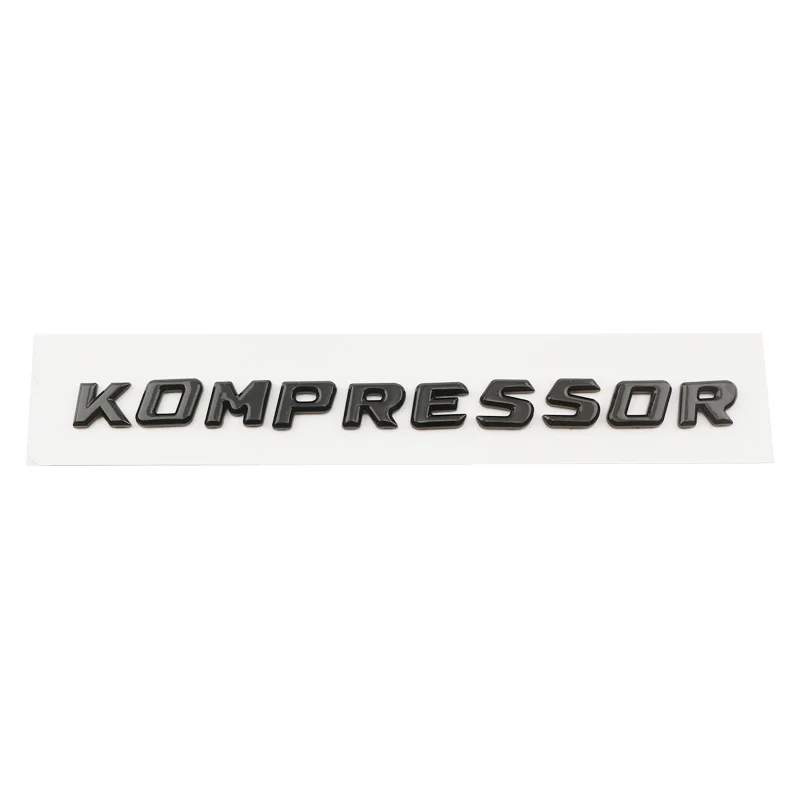 

Автомобильный 3D ABS логотип KOMPRESSOR, эмблема, наклейки, наклейки для Mercedes Benz C180 C200 C230 CLK200 SLK200 SLK230 CLS350 E300 SL350