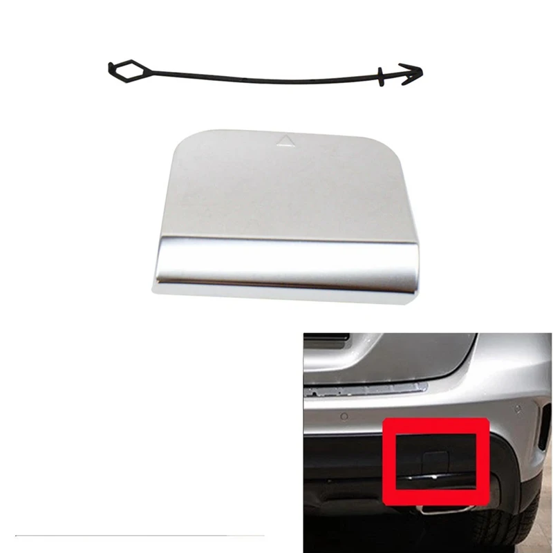 

A1568851700 Car Rear Bumper Tow Hook Cover Cap Towing Hole Lid Trailer Trim Cap For Mercedes Benz X156 GLA 2017 2018