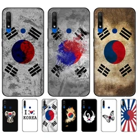 black tpu case for honor 8a prime 8s 9 10x lite 9a 9c 9x premium pro 9s case cell phone back cover korean flag cell phone cases