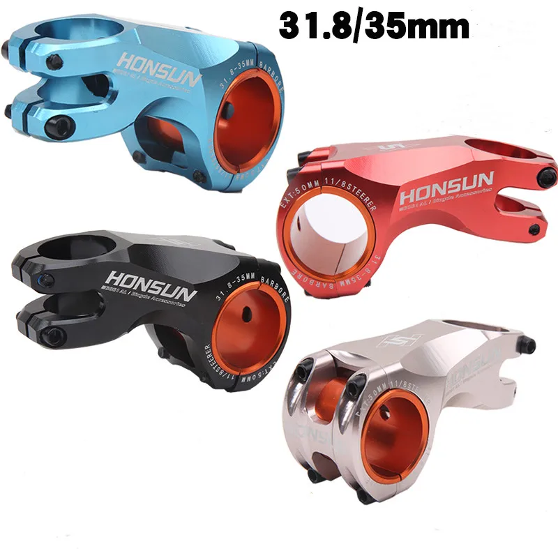 Купи Biycle Stem -17 Degree 70mm Ultralight 7075 Aluminum Alloy Road Moutain Bike Stem 35/31.8mm Bike Parts за 1,008 рублей в магазине AliExpress