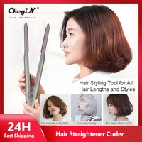 pencil flat iron small beard hair straightener curler for short hair straightening tool fast heat up temperature adjustable 50