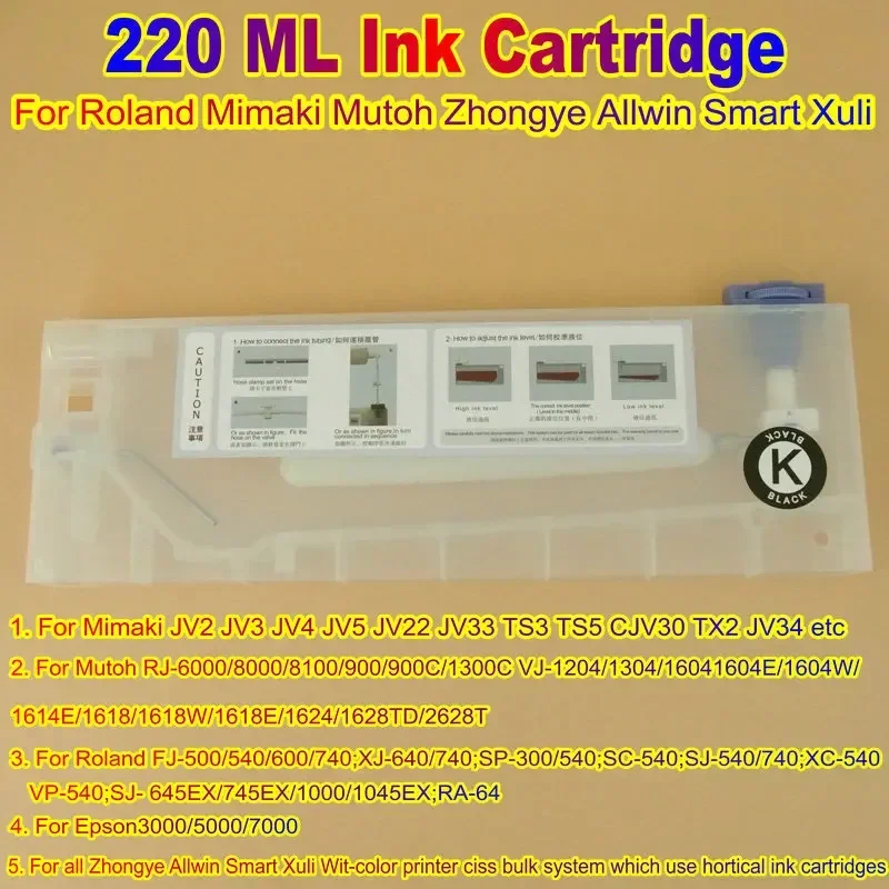 Чернильный картридж для принтера Roland Mimaki Mutoh СНПЧ комплект картриджей системы