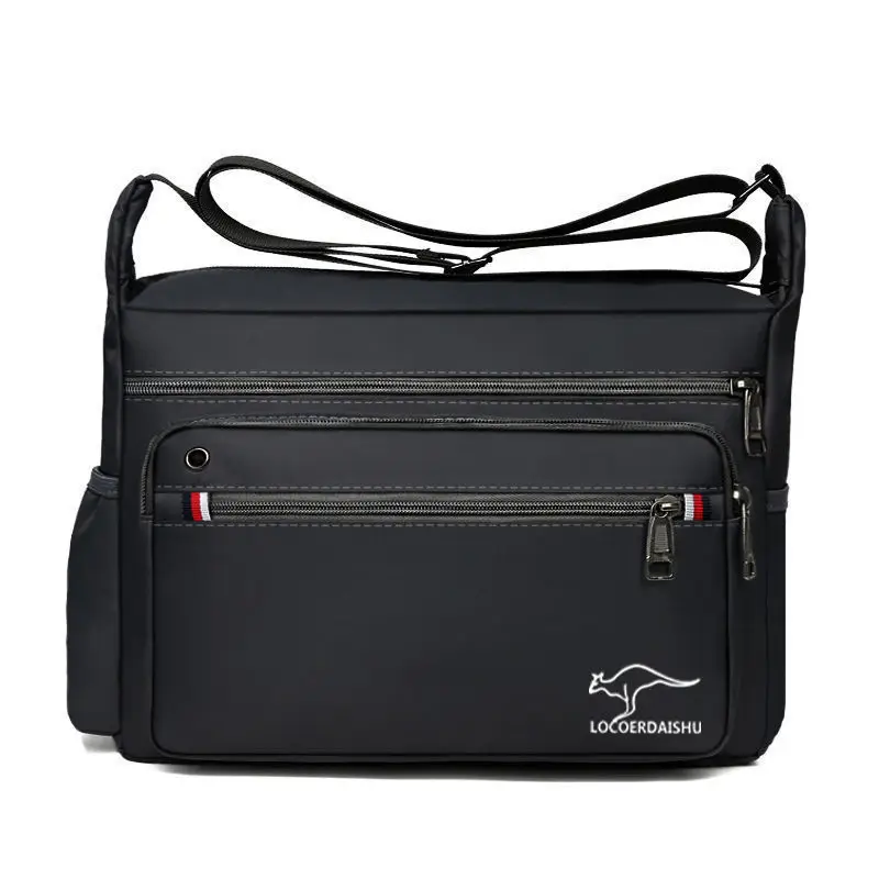 Men's Large Capacity Oxford Shoulder Bag Travel Fashion Korean casual business waterproof Crossbody messenger bag