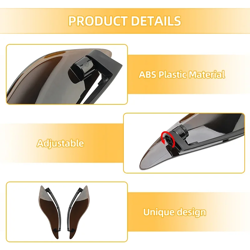 Дым для мотоцикла Harley Touring Electra Street Tri Glide CVO 2014-2022 боковой обтекатель дефлектор