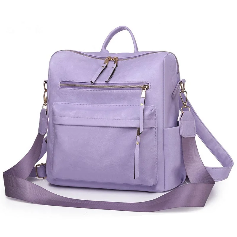 

Fashion Women's Backpack Purses Multipurpose Design Convertible Satchel Handbags and Shoulder Bag PU Leather Travel bag