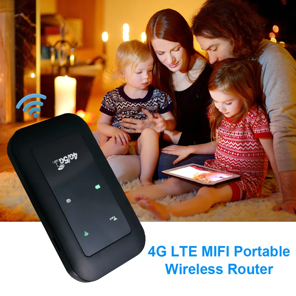 

Pocket 4G LTE Router WiFi Repeater Signal Amplifier Network Expander Mobile Wifi Hotspot Wireless Modem Router SIM Card Slot