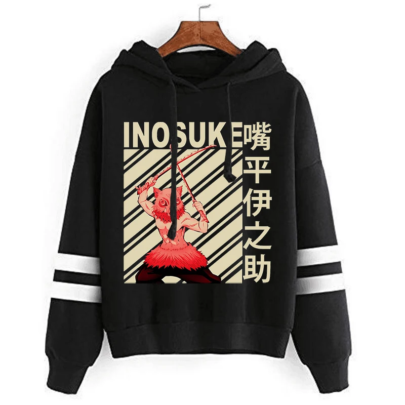 

Аниме Толстовка Kimetsu No Yaiba Kawaii Свитшот одежда осень 2020 женская одежда рассекающий демонов хэшибира иносукэ Мультяшные толстовки