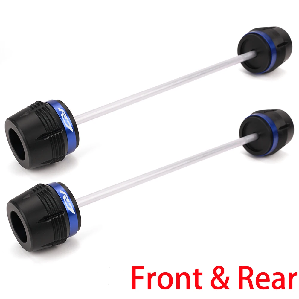 

Для YAMAHA YZF R7 2021-2023 2024 2025 YZFR7 YZF-R7 мотоцикла, ось переднего и заднего колеса, вилка, защита от столкновений, аксессуары