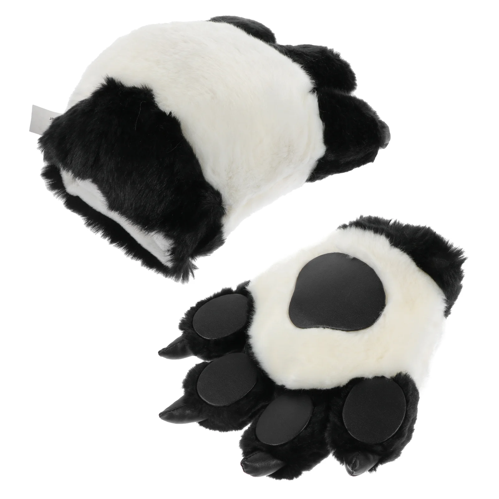 

2 Pcs Gloves Party Props Premium Warm Winter Plush Creative Decors Girl