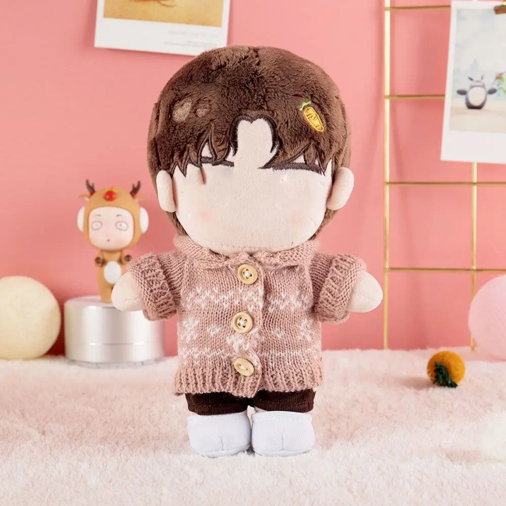 

20cm Doll Clothes Dress Shorts Mini Sweater Clothes Hoodies For Cotton Stuffed Dolls Accessories Doll Outfit T-shirt Suit