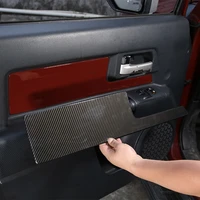 for toyota fj cruiser 2007 2021 abs carbon fiber door inner door panel decorative sticker car interior accessories