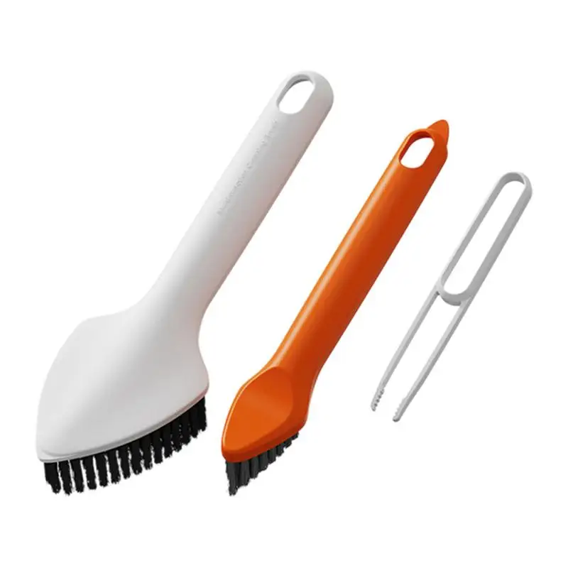 

Щетка для чистки кухни 3 в 1, многофункциональная щетка для чистки кухни, долговечная Чистящая Щетка с ручкой