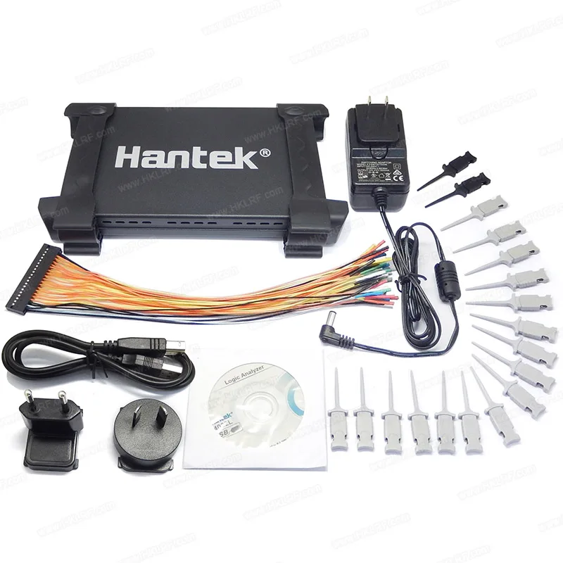 Фото Цифровой логический анализатор Hantek 4032L 32CH 200K 400MSa/s USB PC 2G DDR2 400 МГц 64M для автомобиля №1
