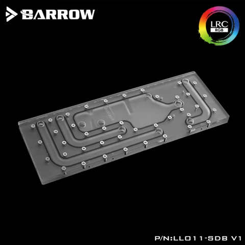 Барроу акриловая плата в качестве Водного Канала использовать для LIAN LI O11 динамический компьютерный чехол и для процессора и GPU Блок RGB 5В 3PIN водный путь