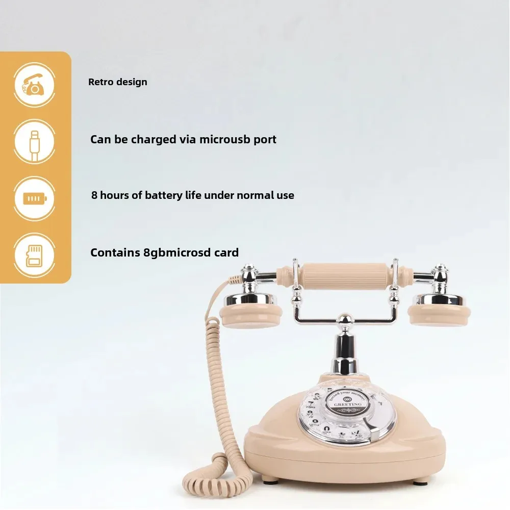 Винтажная свадебная машина для ответов на телефон фиксированная запись в старом