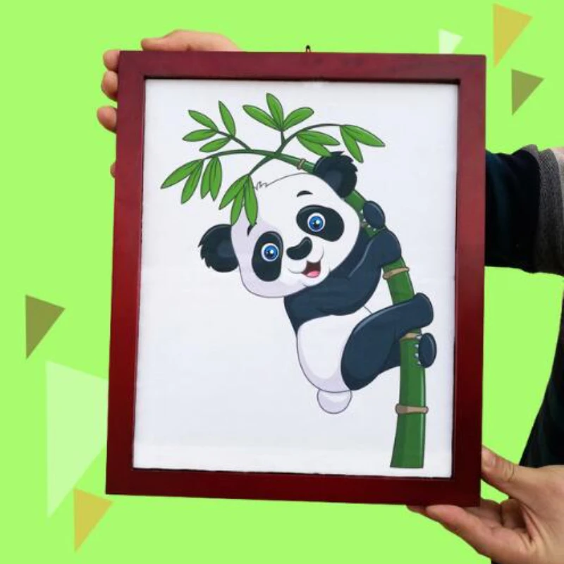 

Panda Frame Magic Tricks Plush Panda Toy Appearing From Board Magia Magician Stage Party Gimmick Props Illusion Mentalism Funny