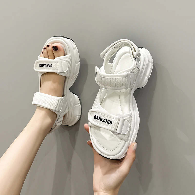 Elegant Party Sandals Girls Wedges Luxury Designer Shoes for Women 2023 Pumps Chunky Platform Gladiator Sandals Summer Footwear