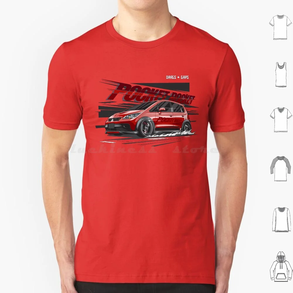 Карманная футболка Mitsubishi Colt Pocket Rocket для мужчин женщин и детей 6Xl с зарядами Ralliart