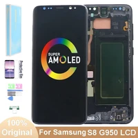 original lcd display for samsung galaxy s8 g950 g950f sm g950fn sm g950fds lcd display touch screen digitizer assembly