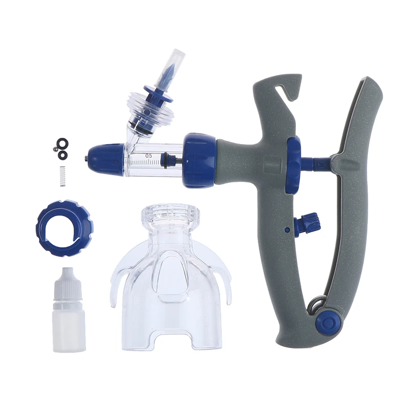 

1ML Syringe Veterinary Continuous Injector Vaccine Injection Poultry Adjustable Automatic For Chicken Duck Pig cow sheep