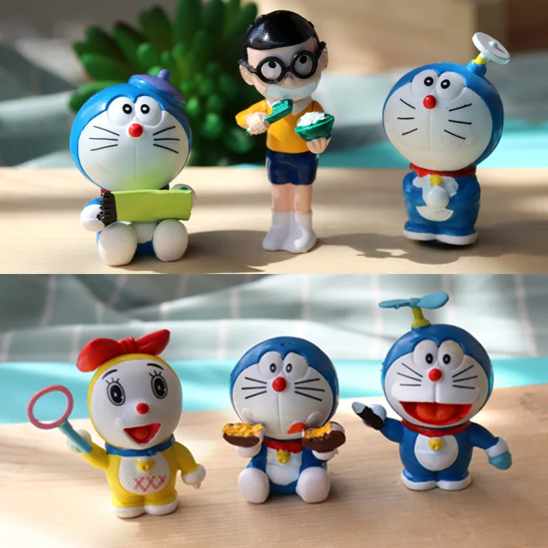 

Doraemon robot cat hand-made doll model car accessories ornaments holiday gifts children's year gifts