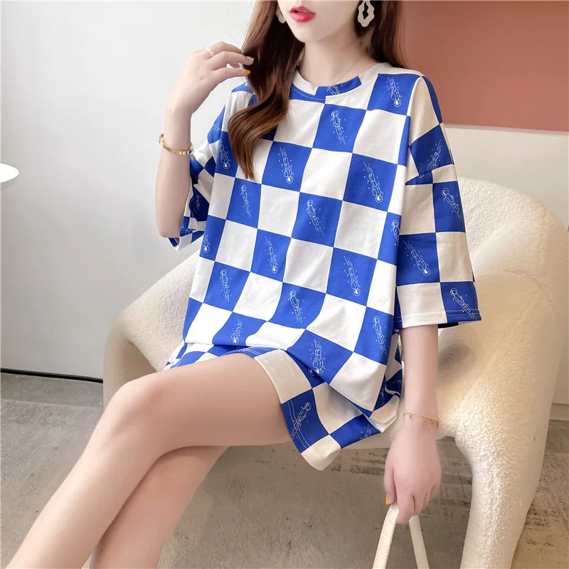 

New T-Shirt For Women’s Casual Lady Tide Female Dress Free Shipping