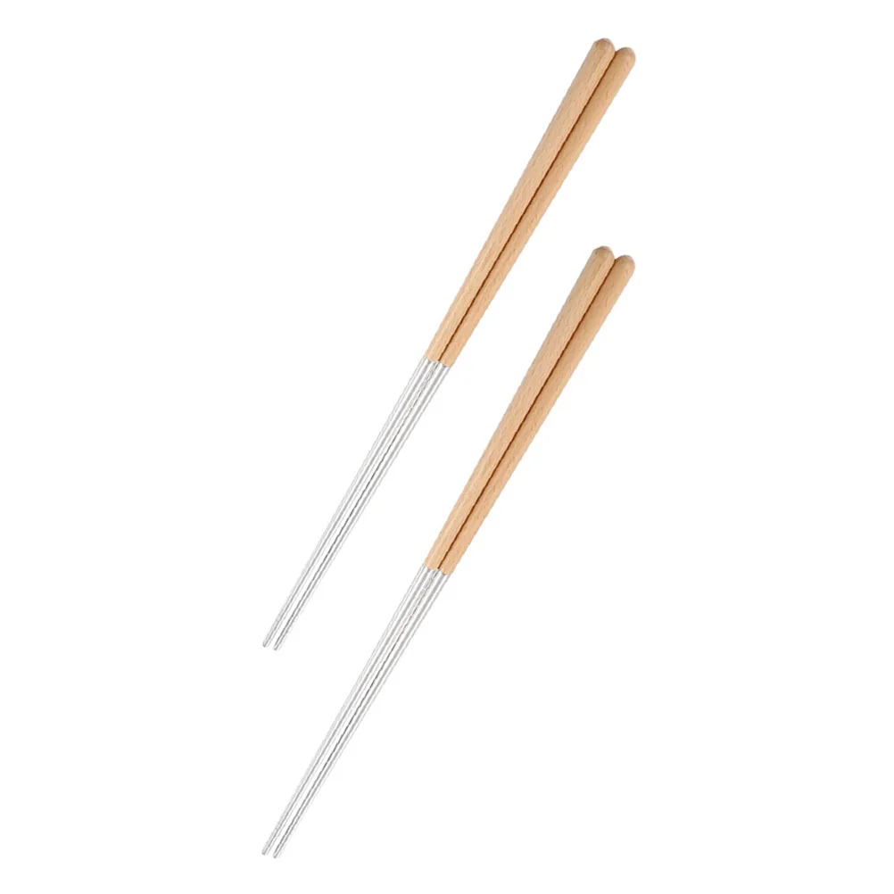 

Chopstickschopstick Noodle Flatware Rice Stainless Chineseanti Household Dinner Lengthened Sashimi Decorative Extra Metal