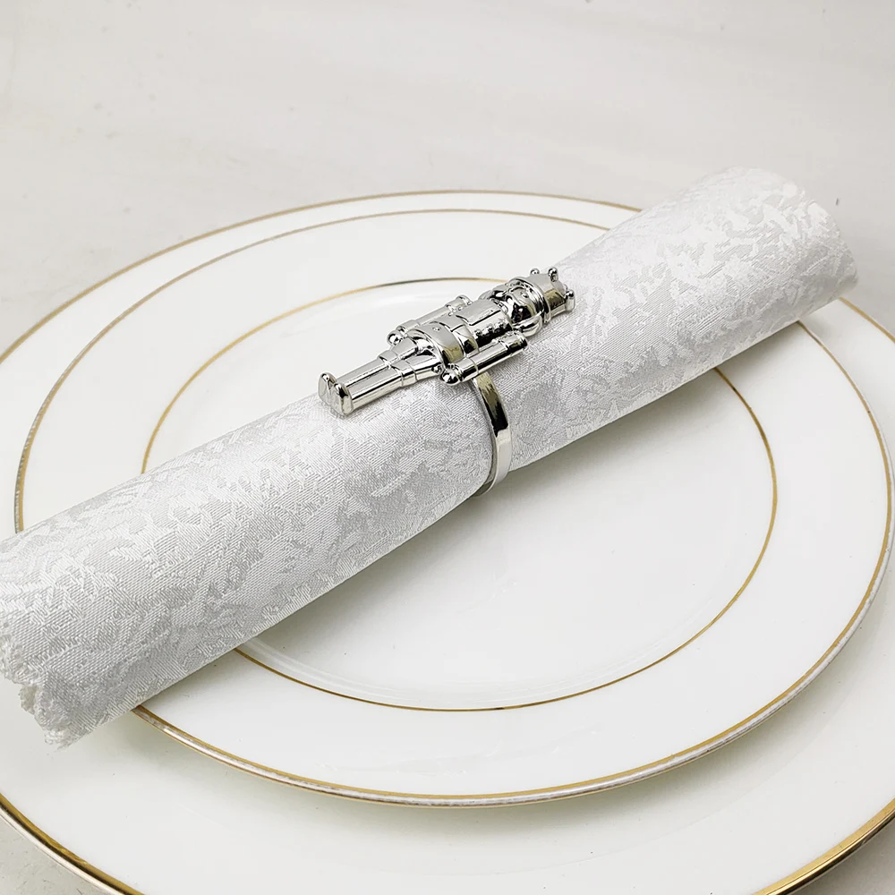 6 шт./лот кольцо для салфеток с изображением солдатика гайковёр Золотая защита Honor