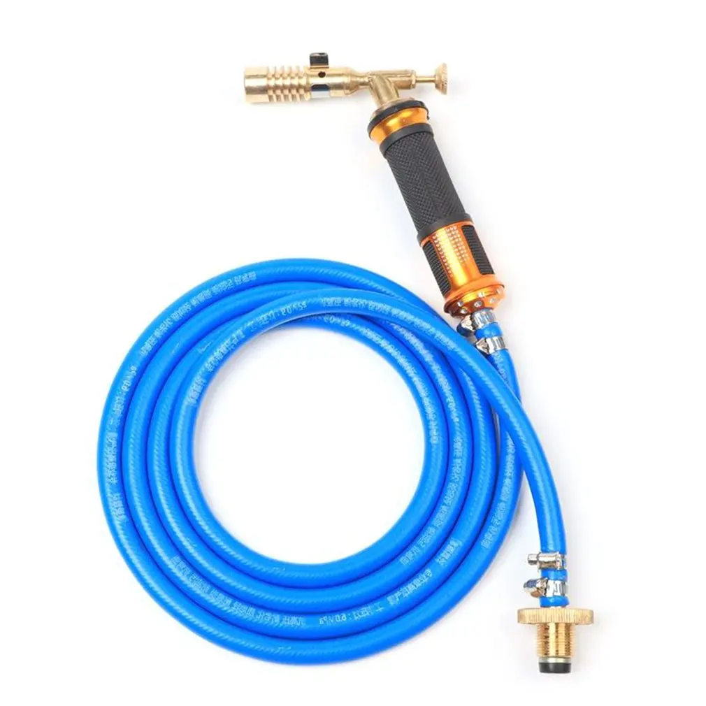 

Electronic Ignition Liquefied Gas Welding Torch Kit With 2.5 Meters Hose Cooking Brazing Heating Lighting Tool