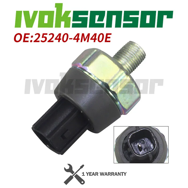 Фото Датчик давления масла 25240-4M40E 252404M40E для Nissan Altima, Armada, Cube, Frontier, Maxima, Murano, Pathfinder, Quest, Sentra №1