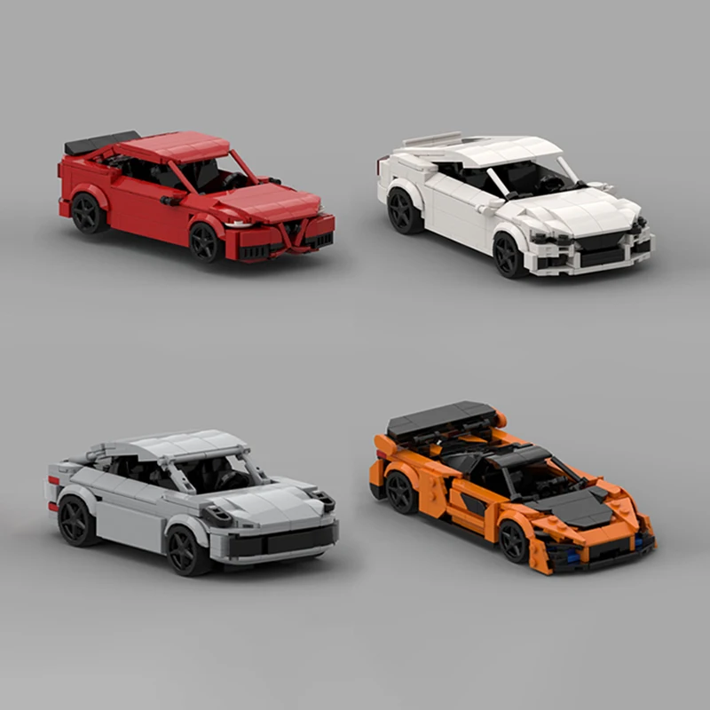 Изысканный бренд MOC, строительные блоки, скоростной спортивный автомобиль, гоночный технический модуль, кирпичи, модель, подарок, рождественская игрушка, набор для сборки «сделай сам»! (art.: 3920d49bd2bb4) - 3920d49bd2bb4