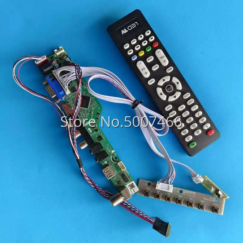 

Аналоговый сигнал для телевизора LP173WD1-TLE1 TLF1, VGA AV USB HDMI-совместимый LVDS 40 Pin 1600*900 панель 17,3 ", плата контроллера ЖК-дисплея, Комплект «сделай сам...