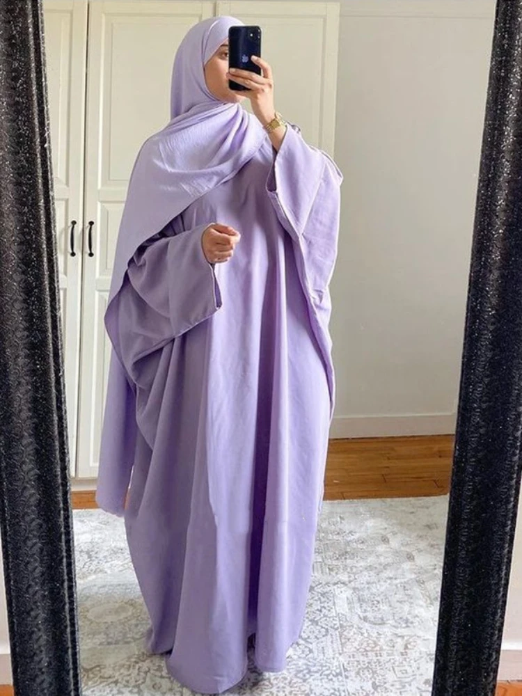 

Ramadan Eid Mubarak Abaya Women Dress Muslim Morocco Kaftan Dubai Turkey Prayer Garment Abayas for Women Robe Femme Musulmane