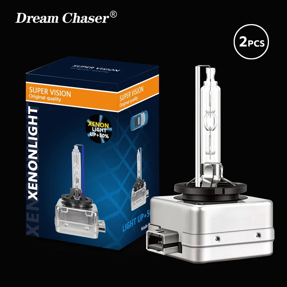Сверхъяркая ксеноновая лампа Dream Chaser 2 шт. 35 Вт OEM D1S D2S D3S D4S для всех автомобилей 6000K