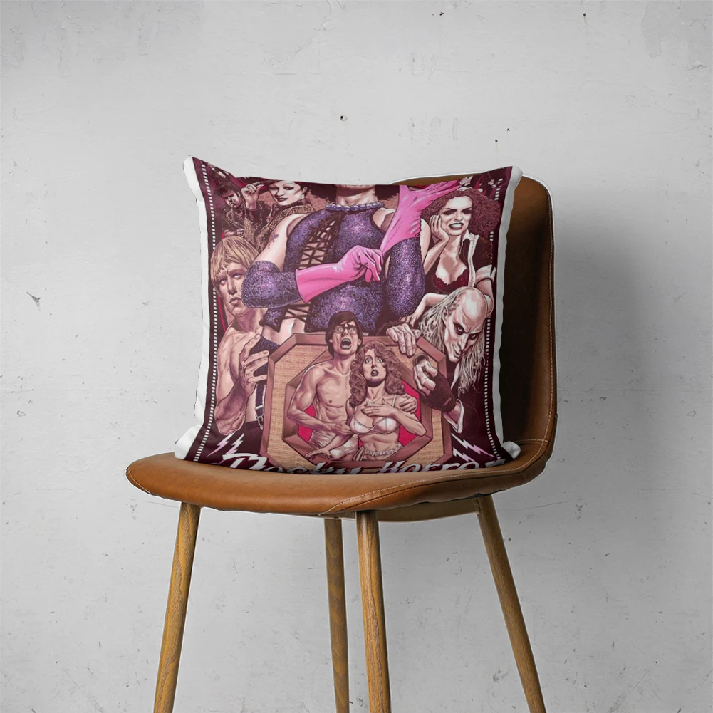 

HORROR MOVIE PILLOW 124 Customizable Bedroom Bed Sofa Hotel Car Lumbar Pillow Fashion Decorative Cover