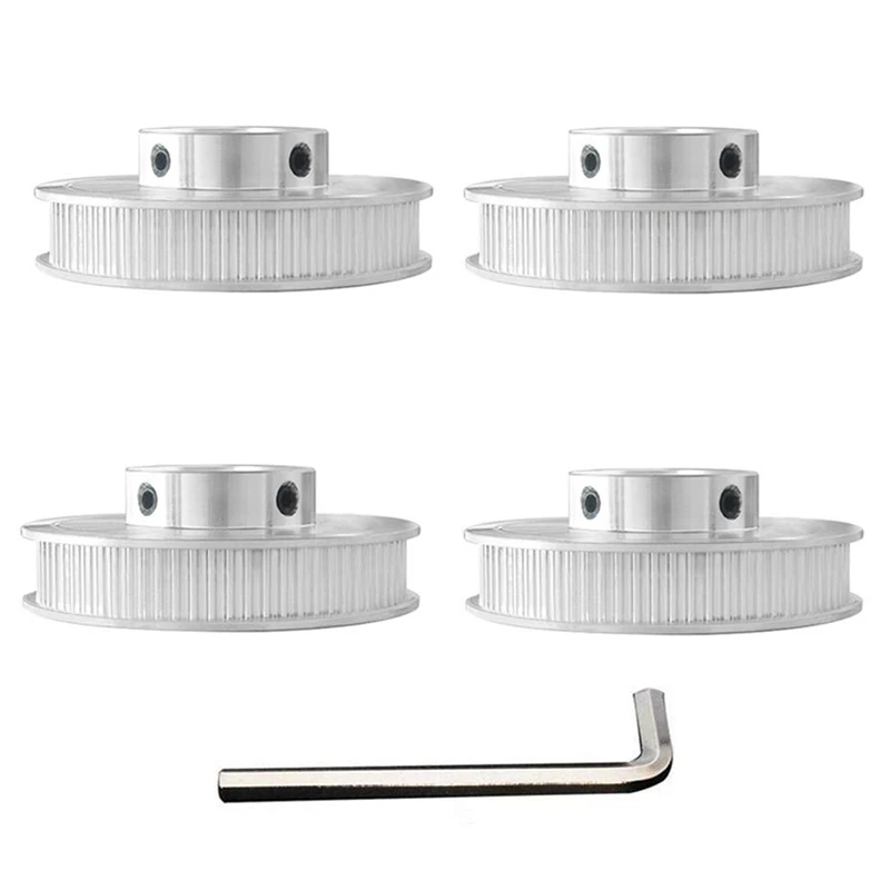 

4Pcs 5Mm Bore 80T GT2 Pulley Synchronous Wheel GT2 Timing Belt Pulley 80 Teeth For Voron 2.4 3D Printer 6Mm Width Belt