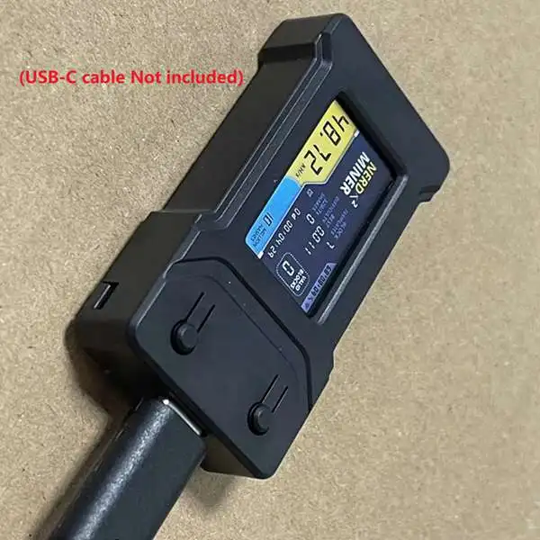 2 шт. Nerdminer V2 56K T-Display Хешрейт 56K/S Plug and Play BTC Crypto Solo Miner Машина для майнинга биткойнов