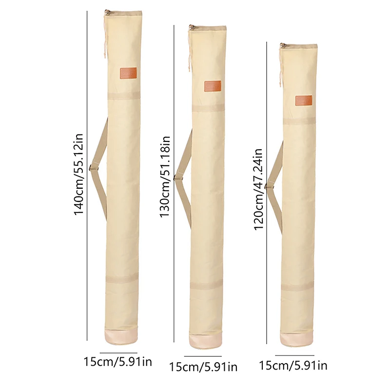 Большая вместительная складная портативная сумка для удочки рыболовного зонта