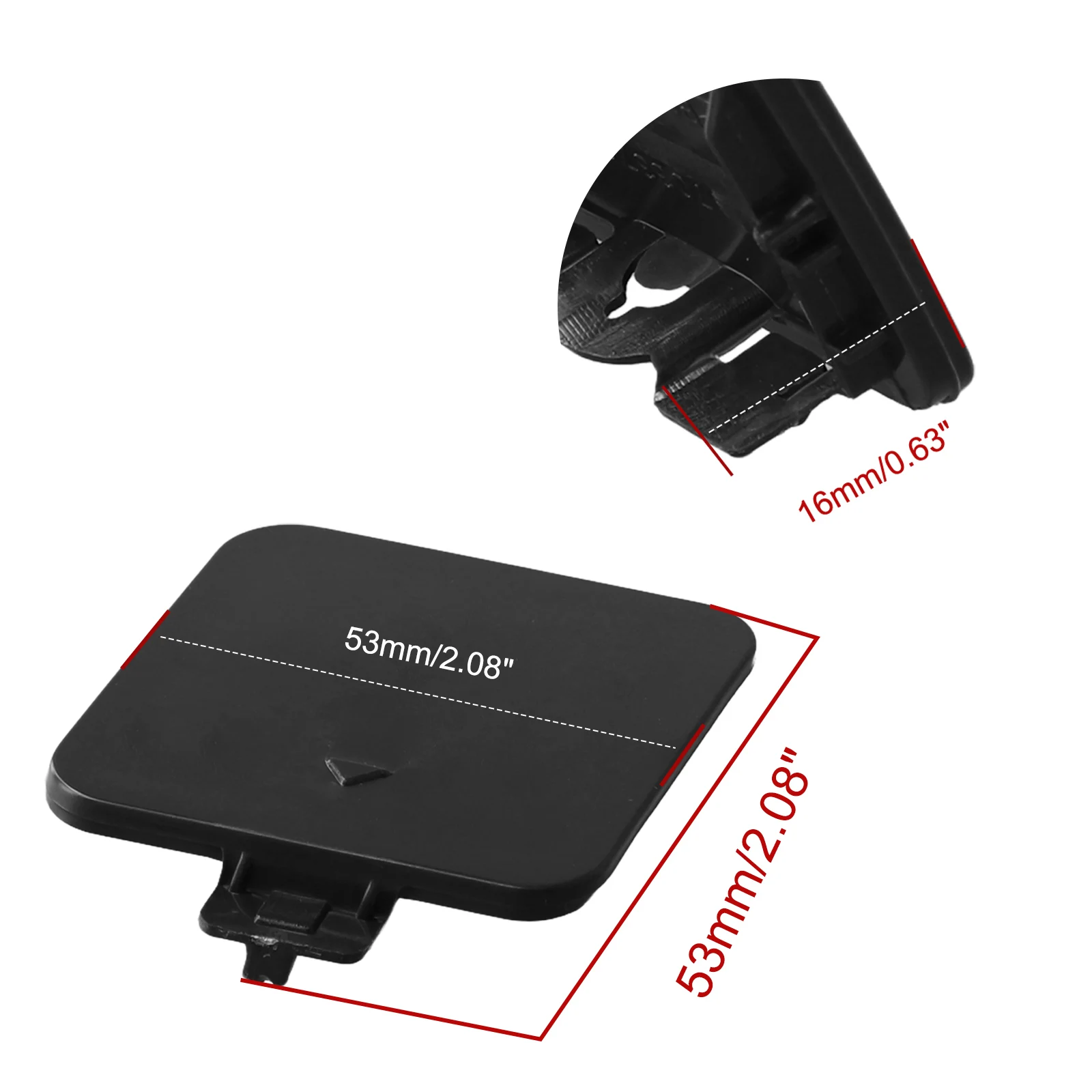 Передняя крышка прицепа тяговая для BMW Pre-LCI 04-07 E60 E61 5 Series X3 03-10 51117111787 Тяговые чехлы