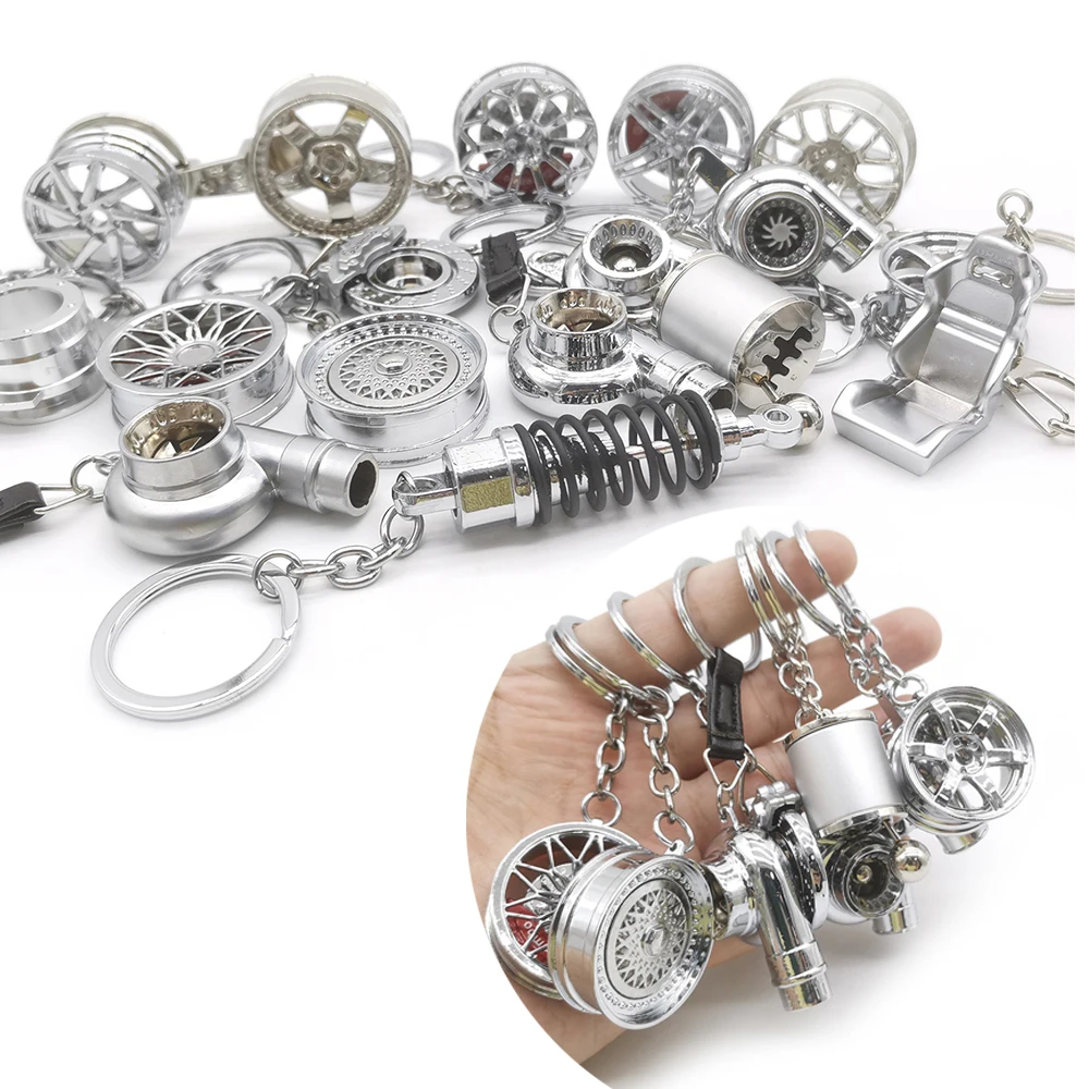 

Hot Great gift for JDM racing fans Driver Wakaba Mark Car Keychain Auto Part Model Key Chain Ring Key Fob Car Keychain for Men