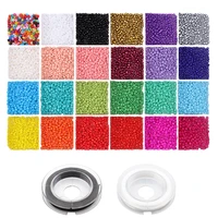 2mm czech bead set for needlework glass seed beads for diy women bracelets earring jewelry making material beading set supplies